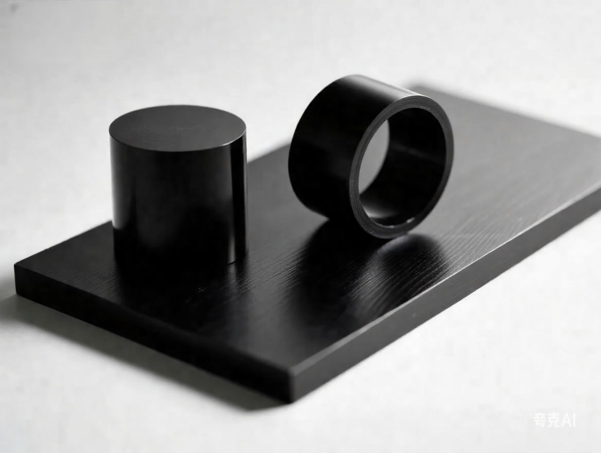 PEEK GF30 black rod, sheet, tube