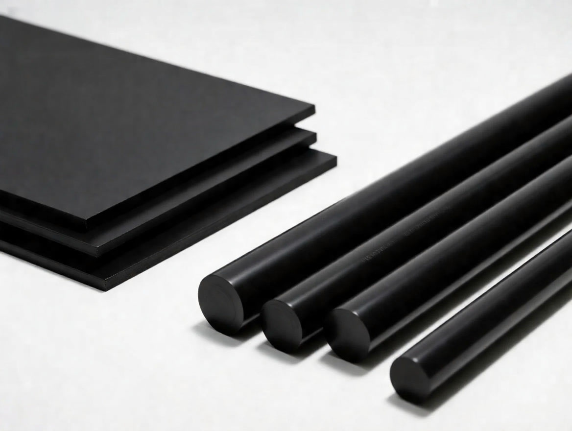 PET black rod and sheet